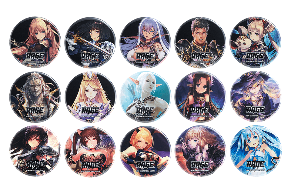 ランダム缶バッジ(RAGE×SHADOWVERSE) ¥500