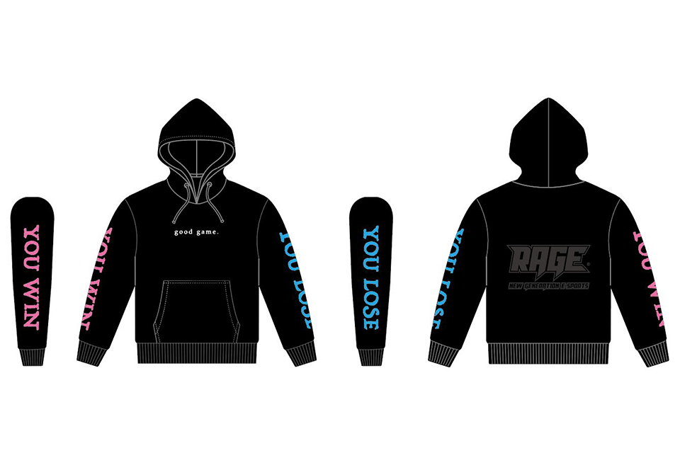 RAGE パーカー(M/L/XL) ¥6,000