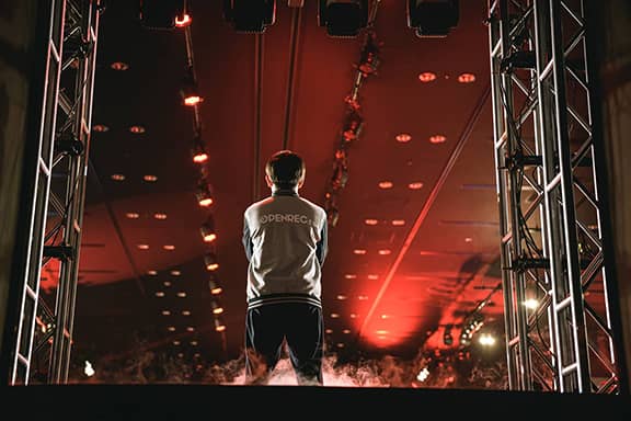 決勝戦へ向かう選手