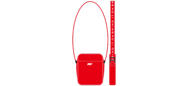 RAGEミニショルダーバッグ（RED）