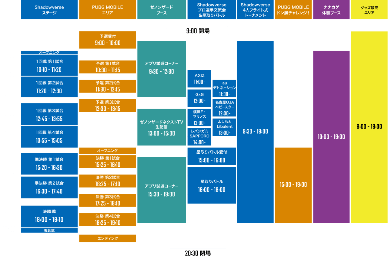 タイムテーブル