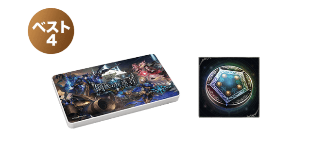 ベスト4賞品