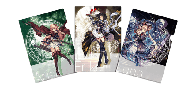 Shadowverse クリアファイルセット(アリサ・エリカ・ルナ)