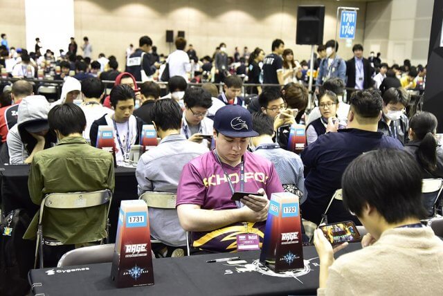 本大会より海外から予選大会にエントリーした選手たちも、専用エリアにて試合に挑みます。