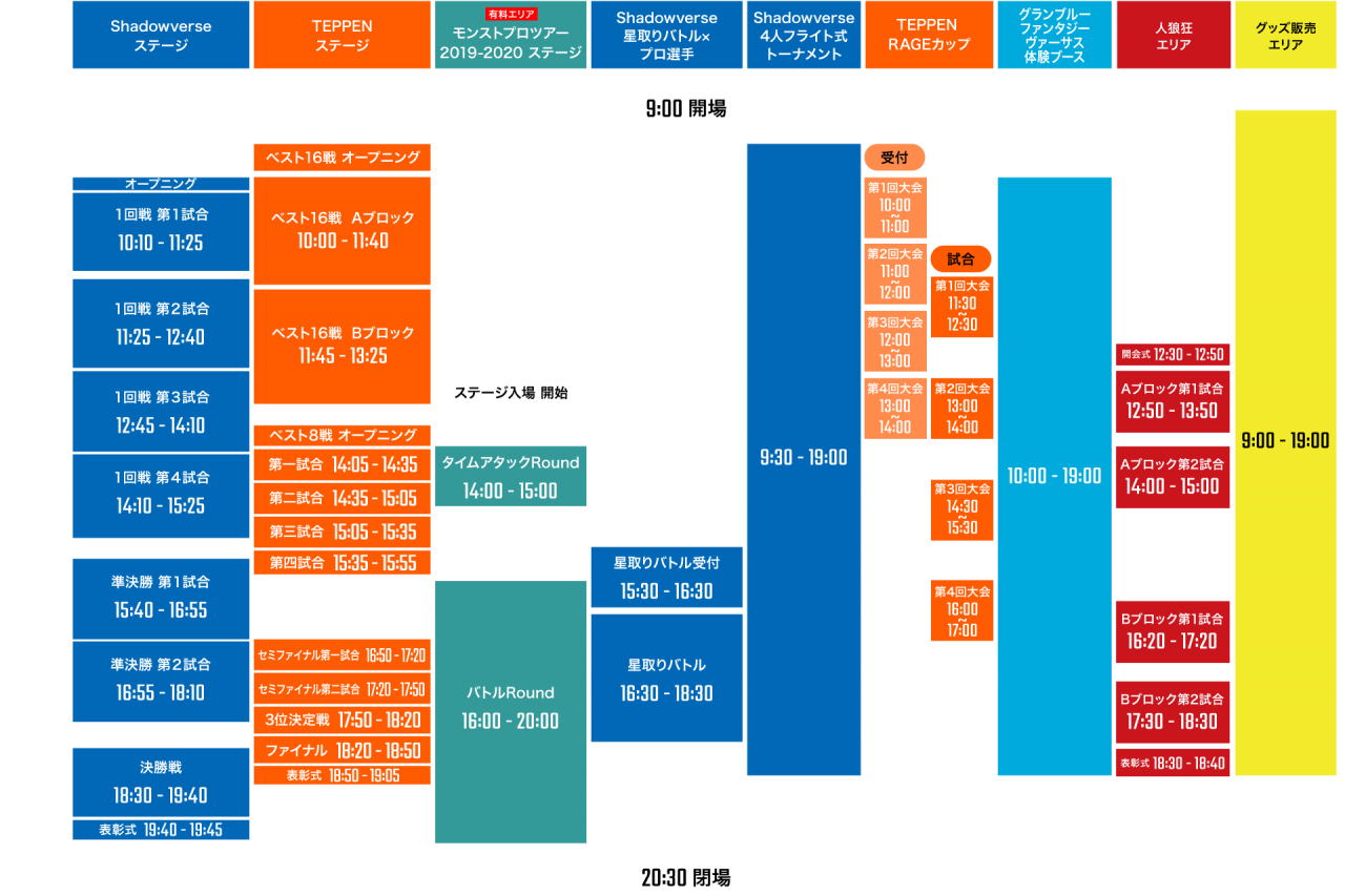タイムテーブル