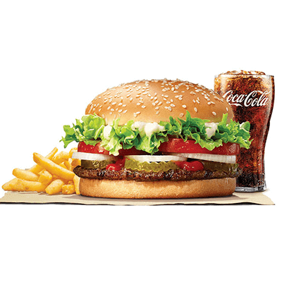 ワッパーセット(フレンチフライ・ドリンクつき)