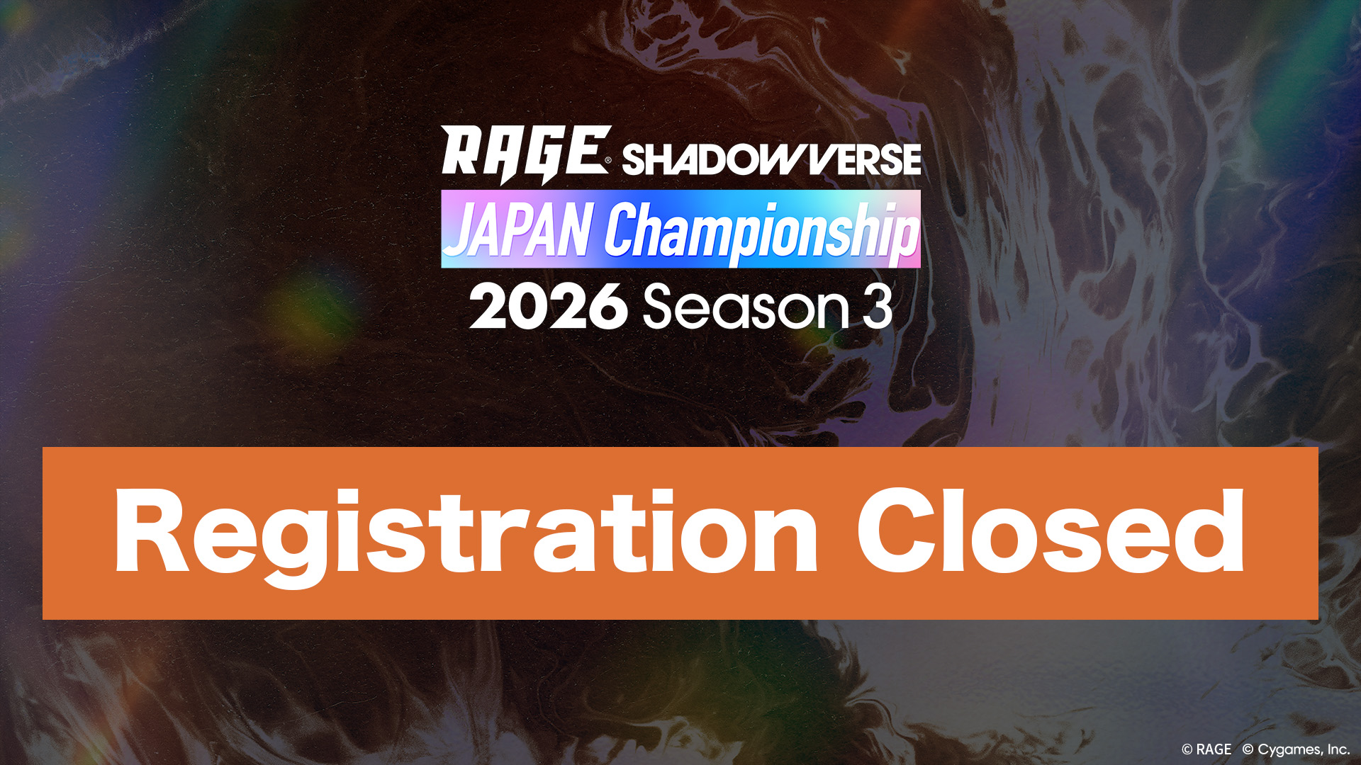 Registration Closed